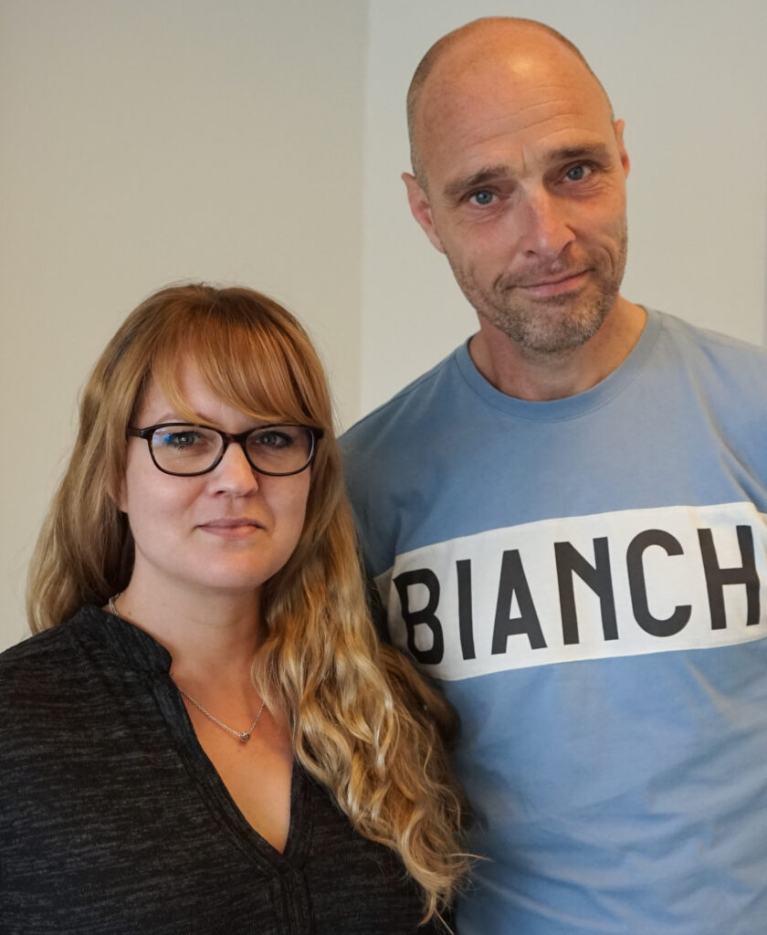 psykolog Helena Lund og fysioterapeut Jens Hjorthøj fra DIGNITY