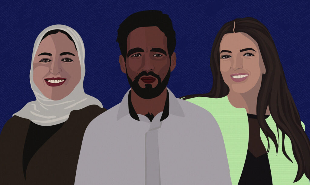 illustration of the students from Fez